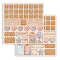 Scrapbooking Papier Set 30x30 - Candy Christmas - Stamperia
