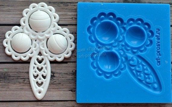 PROSVET Silikon Form Mold Mould Silikonform Dekor Soap Decoupage, Rassel 031