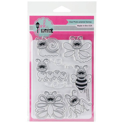 PINK & MAIN - Transparent Stempel Motivstempel Clear Stamp  - Buggy Insekten