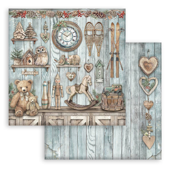 Scrapbooking Papier Set 30x30 - The Owl's House - Stamperia