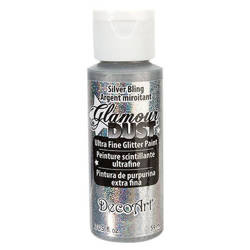DECOART - Glitzerfarbe - Glamour Dust - Silver Bling