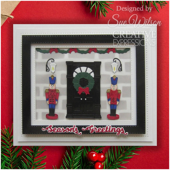 Stanzform Präge Stanzschablone Cutting Die - Creative Expressions - Festive Yuletide Welcome