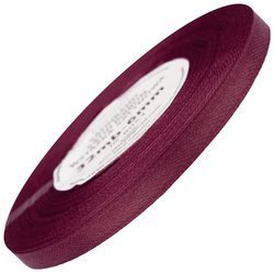 Satinband 6 mm - kastanienbraun- 32 lfm