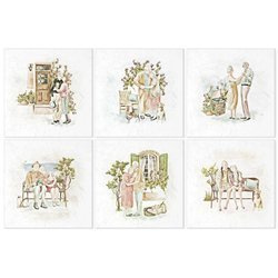 ITD Reispapier Decoupage Bastelpapier, RSM030 - Oma und Opa