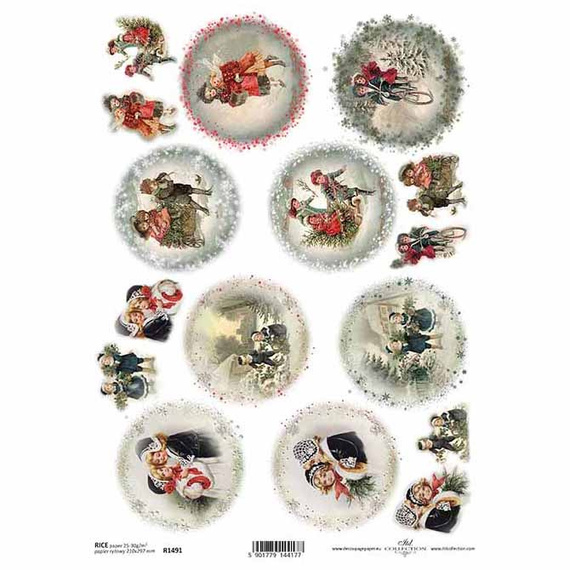 ITD Reispapier Decoupage Bastelpapier Softpapier Serviettentechnik, Kinder R1491