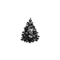 AGATERIA - Transparent Stempel Motivstempel Clear Stamp, Christmas tree, Weihnachtsbaum