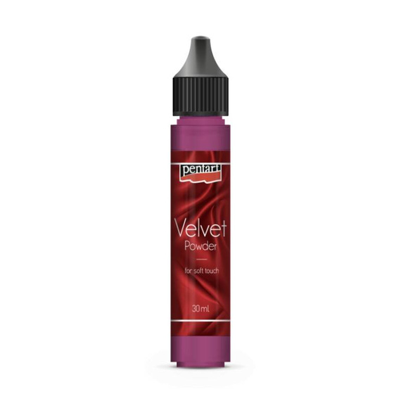 Samtpuder 30ml rot / rot - PENTART