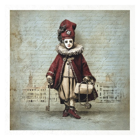 Reispapier-Set - Karneval, Maskerade, Masken- RSM222 - Itd Collection