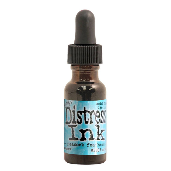 Distress Ink Reinker - Peacock Feathers - Stempeltusche zum Nachfüllen Distress