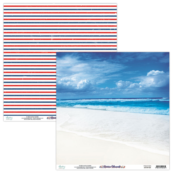 Scrapbooking Papier Set 30x30 - Mintay - Riviera Moments