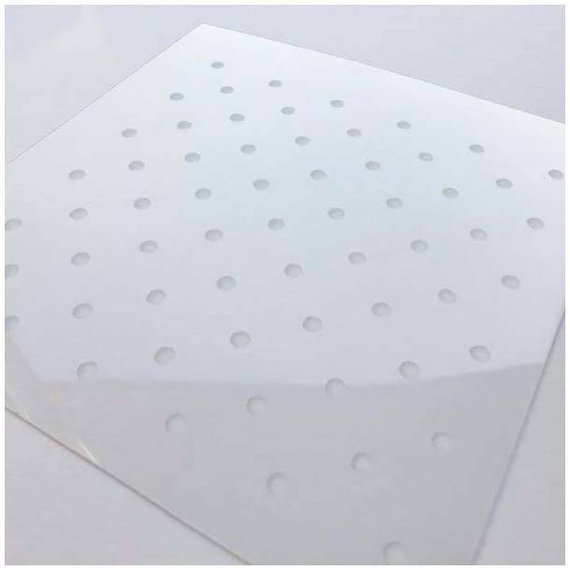 ITD Mixed Media Schablone STENCIL für Decoupage Scrapbooking 16x16, ST0002 in Tupfen gepunktet