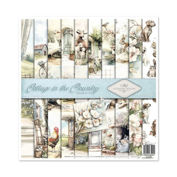 ITD COLLECTION Setz 11Stk 30x30cm Scrapbooking Papier - Cottage in the Country