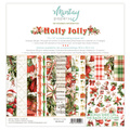 Scrapbooking Papier Set 30x30 - Mintay - Holly Jolly