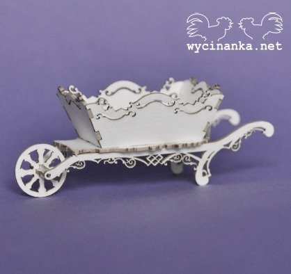 WYCINANKA - Schubkarre 3d 8cm lang