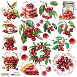 AUFKLEBER ScrapLove Dekor Stickers -  Cherry 1