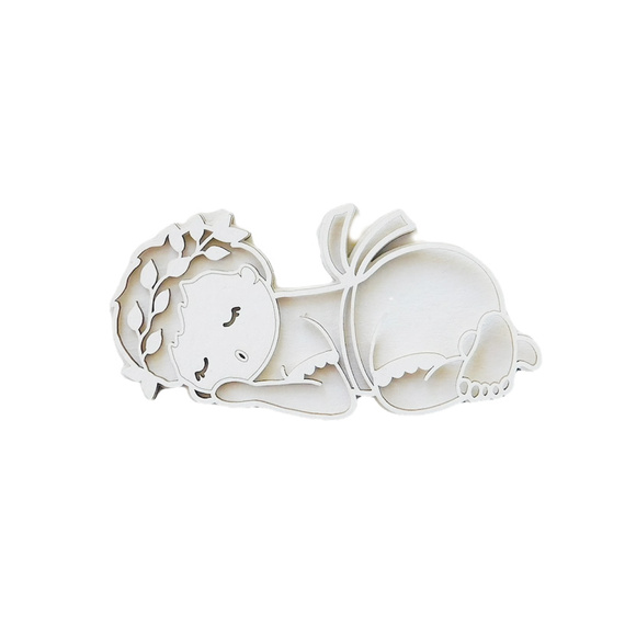 Dekorpappe Die Cut Chipboard - Lieblich und süß - Baby - Kreatywna Pracownia