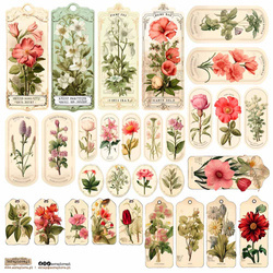 AUFKLEBER - ScrapLove - Vintage Tag 5 - Jahrgangstag 5