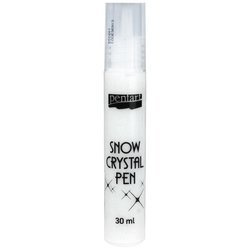 PENTART - Schneepaste mit Glitzer - Snow Crystal Pen - Filzstift - 30 ml