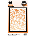 STUDIOLIGHT Mixed Media Schablone STENCIL für Decoupage Scrapbooking - Holly swirl
