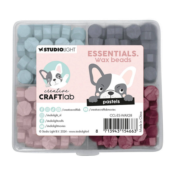 Wachsperlen - Wax beads Pastels - Studio Light - Wachsset