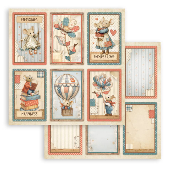 Scrapbooking Papier Set 30x30 - Family - Stamperia