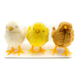 Deko Hühner, Ostern 6 cm - 3 Stück