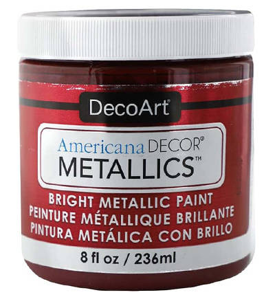 DECOART - Americana Decor Metallics Farbe - Garnet 236 ml