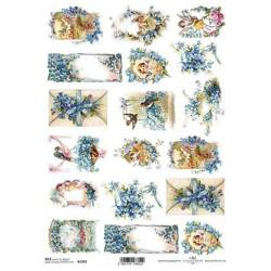 ITD Reispapier Decoupage Bastelpapier Softpapier Serviettentechnik, Nichtse R1343