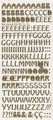 Dekorativer Aufkleber - goldene Buchstaben