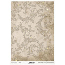 ITD Reispapier Decoupage Bastelpapier, Tapetenmotiv Wickelt R2096