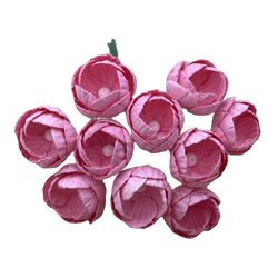 BUTTERBLUME Blumen 25mm 50Stk. Scrapbooking Maulbeerpapier, rosa