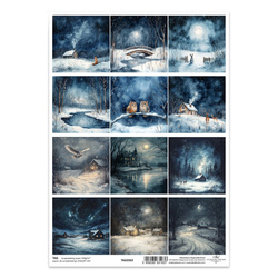 Scrapbooking Tag Set 0358 Blumen auf dem Land