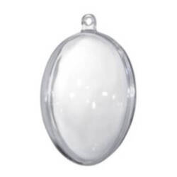 Transparente Acrylbasis öffnendes Acryl Ei Osterei Oster Dekor, 10cm