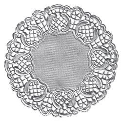 Silberne Servietten - Simply Creative