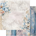 ALCHEMY OF ART Set 30x30cm Scrapbooking Papier,  In shades of blue