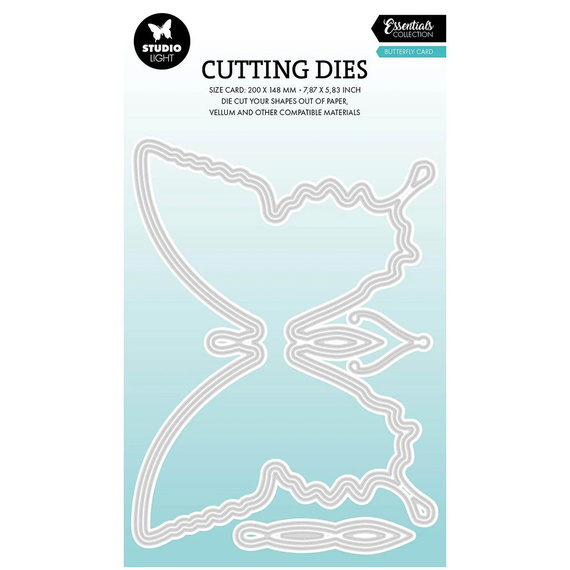 Stanzschablone - Cutting Die für Papier - StudioLight - Butterfly cardshape Schmetterling