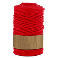 Baumwollkordel 5mm Seil aus Baumwolle mit Polyester Kern 100m - rot