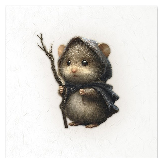 Reispapier-Set - Mäuse, Kleidung, Aquarellillustrationen - RSM212 - Itd Collection