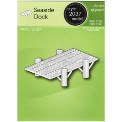 Stanzform Präge Stanzschablone Cutting Die - Poppystamps - Seaside Dock Anlegestelle