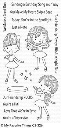 MY FAVORITE THINGS Klar Stempel Stamps Clearstam, Friendship Rocks