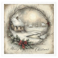 Reispapier-Set - Kinder, Weihnachten, Winterlandschaft - RSM186 - Itd Collection