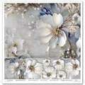 ITD 11Stk 30x30cm Scrapbooking Papier 200g 30x30 - Winter Bouquet