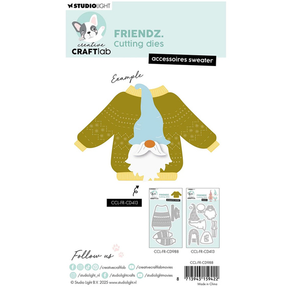 Stanzschablone – Cutting Die für Papier - StudioLight - Sweater