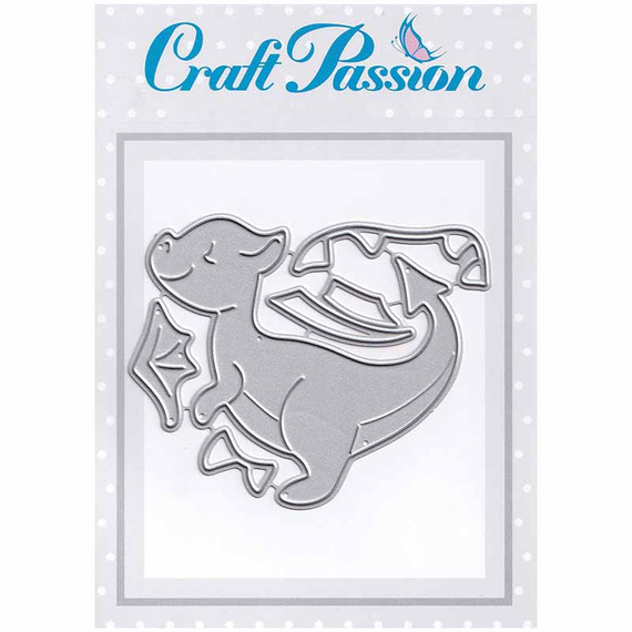 CRAFT PASSION Stanzform Präge Stanzschablone Cutting Die - Drache