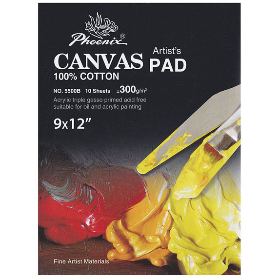 Malerei Leinwand in Phoenix Block 300g - 22,9x30,5cm, 10 Blätter