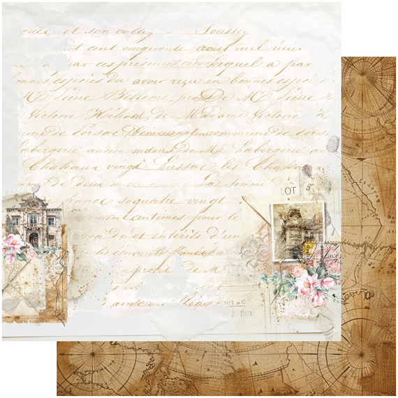 ALCHEMY OF ART 6Blatt 30x30cm doppelseitig Scrapbooking Papier, Memories from the trip