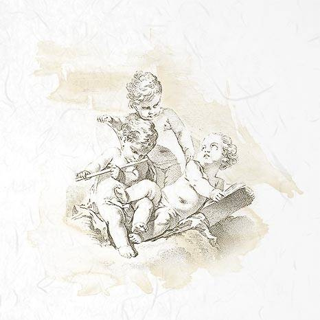 ITD Reispapier Decoupage Bastelpapier, RSM010 engel