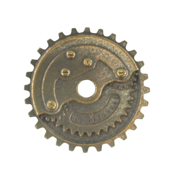 Metallverzinkte Dekoration - Zahnrad 1 steampunk