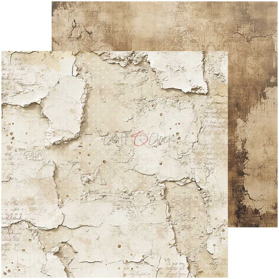 Scrapbooking Papier Set 20x20 - Craft o'clock - Plum & Caramel - BASIC