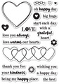 POPPYSTAMPS - Transparent Stempel Motivstempel Clear Stamp - Dankbares Herz